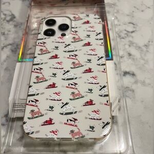 Pink Sky "Ski Dogs" iPhone 13/12 Pro Max Case with MagSafe new Dogs on Ski